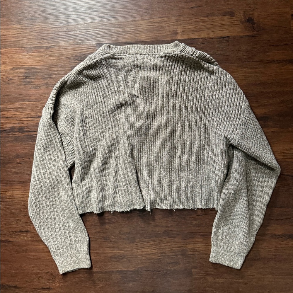 Liberty Vintage Henley‎ Sweater Cropped - Picture 5 of 5